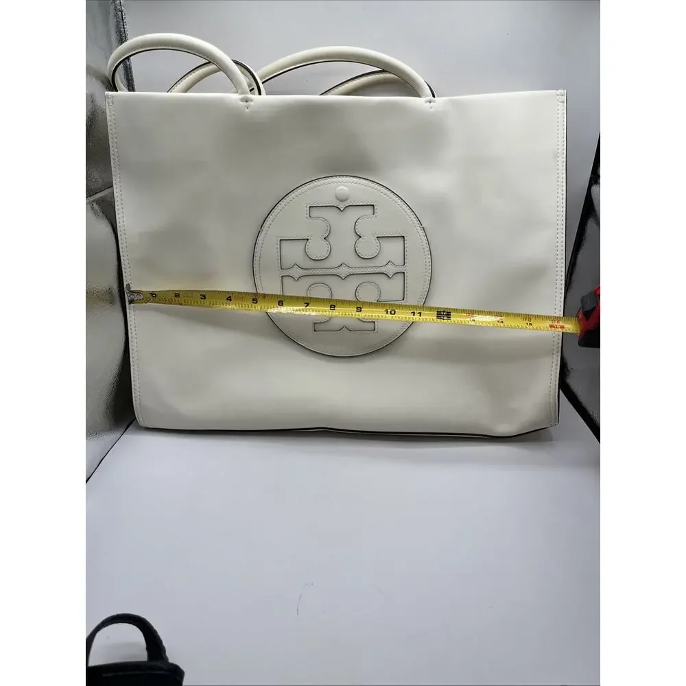 Tory Burch Ella Bio Tote Large Warm White Tote Shoulder Bag